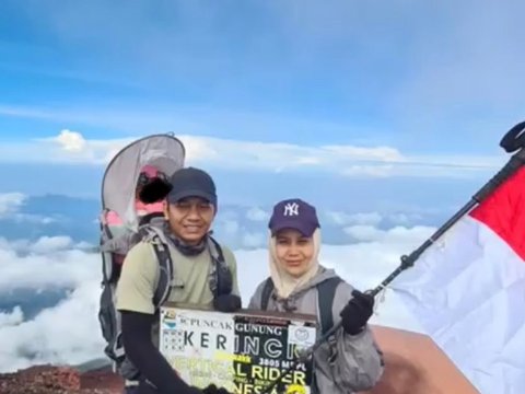 Viral Video Balita Diajak Mendaki Gunung, Begini Tanggapan Ayahnya