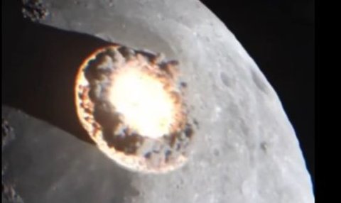 Viral Video Asteroid Tabrak Bulan, Begini Fakta Sebenarnya