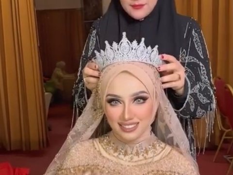 Manglingi dengan Arabian Look, Ini Detail Makeup Nikah Amira Karaman Istri Baru Reza Zakarya DA