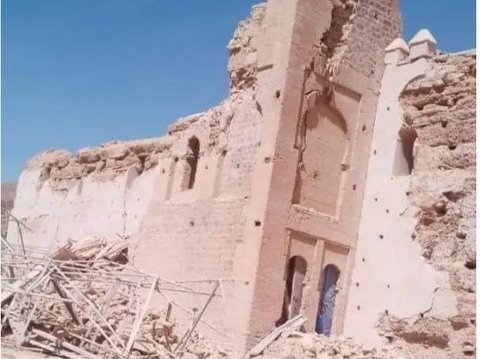 Masjid Kuno Bersejarah dari Abad ke-12 Rusak Diguncang Gempa Maroko
