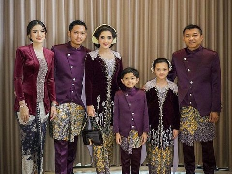 Potret Cantik Sarah Menzel di Acara 7 Bulanan Aurel, Momen Bareng Azriel Disebut Bak Foto Prewed