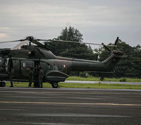 Tinjau Area Industri di Cilegon, Jokowi Naik Helikopter Super Puma dari Monas