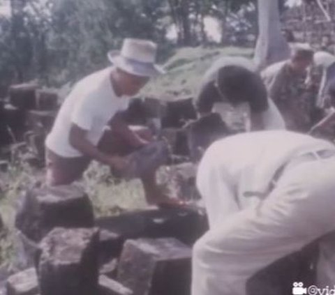 Tampak Memprihatinkan, Begini Suasana Candi Borobudur Tahun 1968