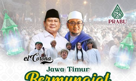 Kiai NU dan Ribuan Santri di Jatim Deklarasi Dukung Prabowo