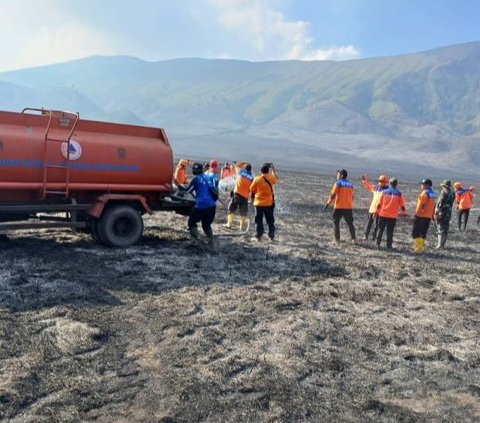 Update Kebakaran Gunung Bromo, Berikut Titik Api yang Belum Padam