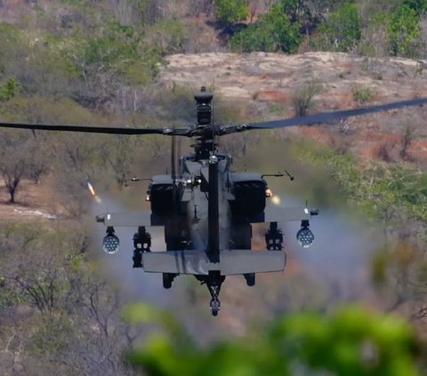 <b>Pada latihan Calfex ini TNI mengerahkan alat utama sistem senjata tank Leopard, roket artileri Astros dan Vampire serta heli serbu tercanggih milik TNI yaitu AH-64 Apache.</b>
