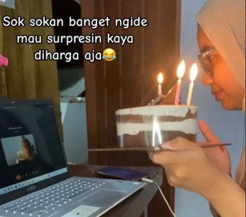 Sad! This Girl Surprises Her Boyfriend on His Birthday with a Video Call, His Response is Indifferent without Saying Thank You