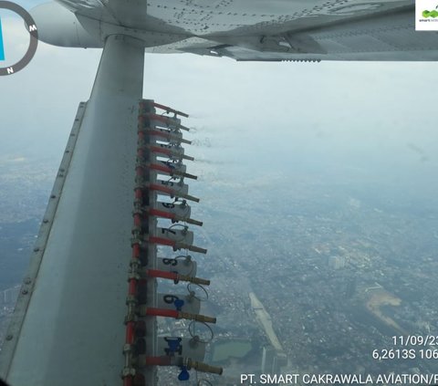 Polusi Udara Turun, Pemerintah Lanjutkan Modifikasi Cuaca dengan Water Mist Spraying