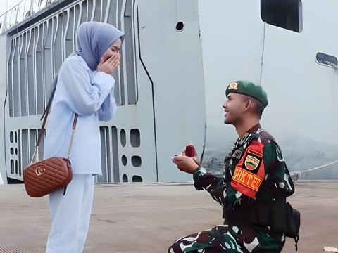 Like Drakor DOTS, Military Doctor Proposes to Girlfriend who is also a Doctor after Duty: Want to be Moved to Salting