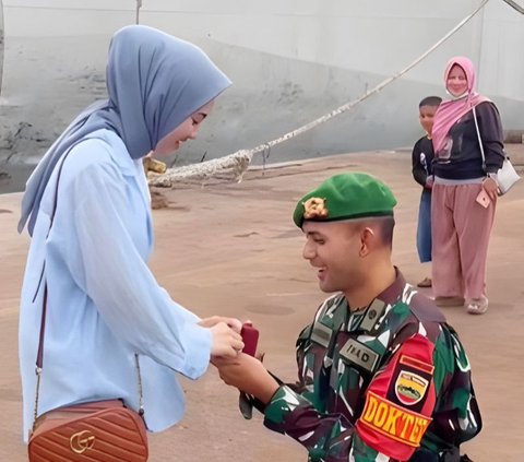Like Drakor DOTS, Military Doctor Proposes to Girlfriend who is also a Doctor after Duty: Want to be Moved to Salting