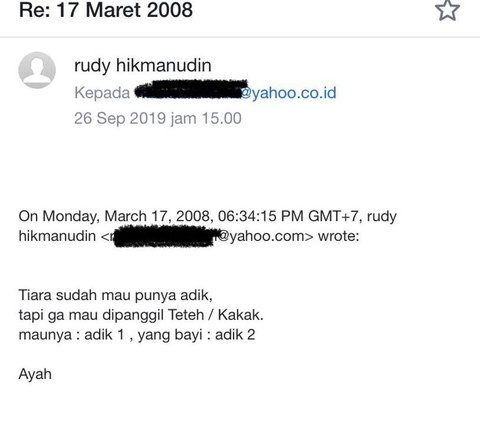 Wanita Ini Bagikan Email Perkembangannya sejak Kecil yang Ditulis Sang Ayah, Bikin Iri Warganet