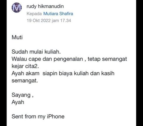 Wanita Ini Bagikan Email Perkembangannya sejak Kecil yang Ditulis Sang Ayah, Bikin Iri Warganet