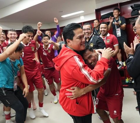 Cetak Sejarah Baru, Intip Momen Selebrasi Para Pemain Indonesia U-23 yang Berhasil Lolos ke Piala Asia U-23 2024