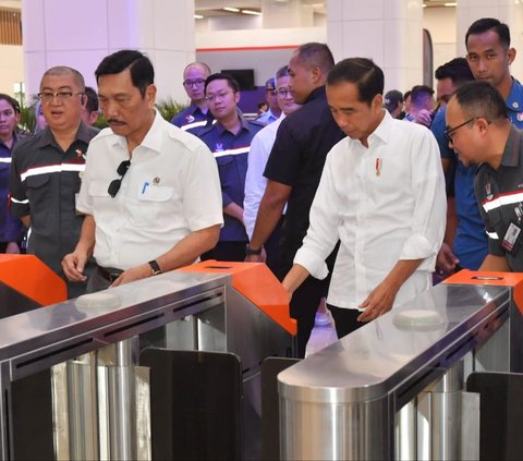 Didampingi Luhut dan Erick Thohir, Jokowi Jajal Kereta Cepat Jakarta-Bandung