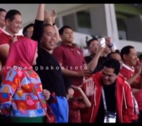 Momen Jan Ethes Jingkrak-Jingkrak Girang saat Timnas Bobol Gawang Turkmenistan, Sampai Dicolek Paspampres