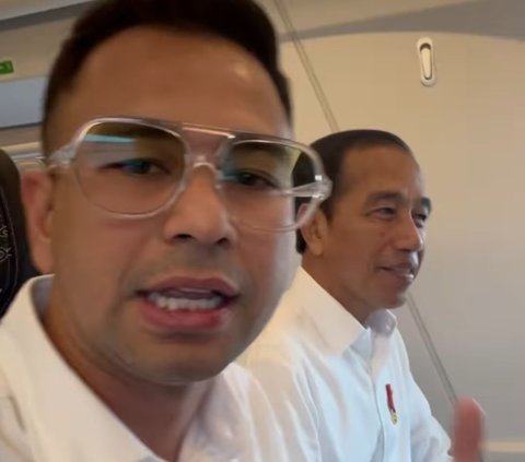 Momen Raffi Ahmad Naik Kereta Cepat Bareng Jokowi, Sambil Salaman Presiden 'Udah Lama Enggak Ketemu'