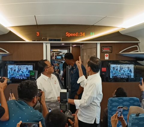 Kesan Jokowi Naik Kereta Cepat Jakarta-Bandung: Nyaman, Tidak Terasa Guncangan Sama Sekali