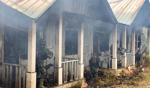 Kapen Kogabwilhan III Kolonel Czi GN. Suriastawa membenarkan kejadian pembakaran perumahan Nakes dan kontak tembak tersebut.<br>