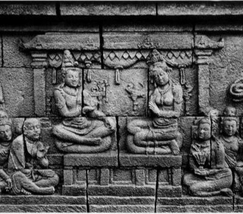 Relief Candi Borobudur Digambarkan AI: Rajanya Ganteng, Ratunya Cantik Banget