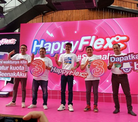 Tri Kenalkan HappyFlex Sasar Pengguna Internet Gen Z