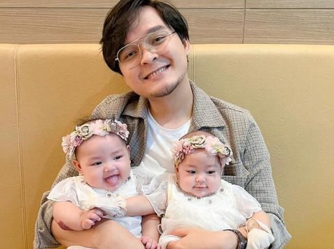 Super Gemas, Ini Potret Anandito Dwis Suami Anisa Rahma saat Momong Si Kembar Cantik