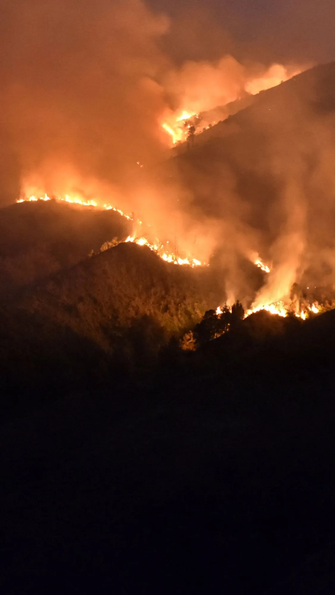 Gunung Bromo Sempat Diguyur Hujan Gerimis, Tapi Masih Muncul Asap Kebakaran <br>