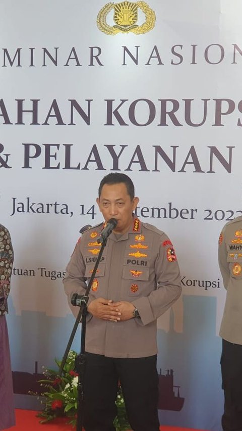 Kapolri Janji Kawal Perbaikan Indeks Persepsi Korupsi Indonesia<br>