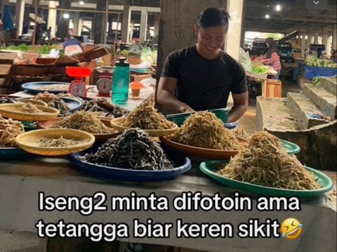 Dapat SP Gara-gara Konten Tik Tok, Mantan Satpam Bank Tampan Kini Sukses Jadi Pedagang Ikan Asin