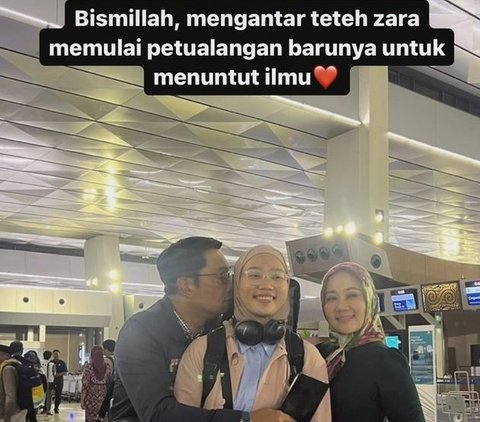 Penuh Haru, Intip Deretan Potret Camillia Azzahra Putri Ridwan Kamil Berangkat  Melanjutkan Kuliah di Inggris