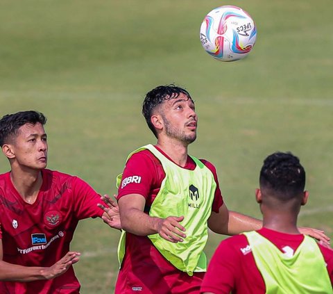 FOTO: Skuad Tak Lengkap, Timnas Indonesia U-24 Tetap Tancap Gas Matangkan Persiapan Asian Games 2022