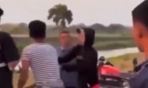 Emosi Dilarang Ikut Touring, Anak Hajar Ayahnya Sampai Sempoyongan