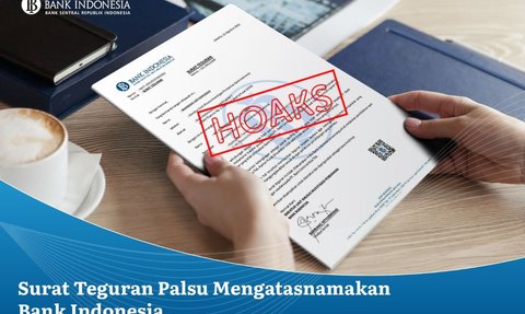 CEK FAKTA: Waspada Penipuan Lewat Surat Teguran Palsu Atasnamakan BI, Begini Modusnya