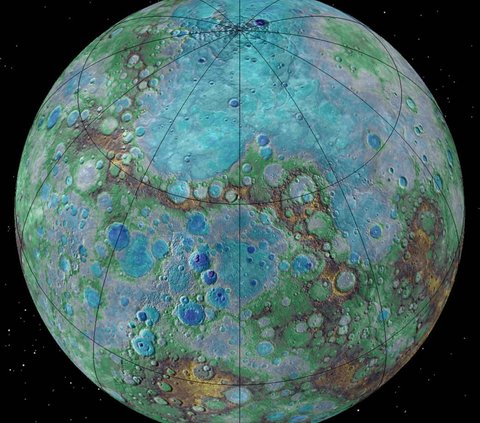 Penampakan Planet Merkurius Memantulkan Cahaya seperti Berlian, Ini Penyebabnya