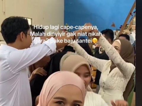 Viral Pesta Pernikahan Digelar Sederhana, Busana Mempelai Malah Kena Nyinyir Tetangga