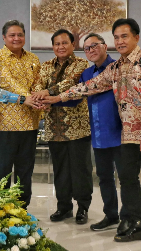 Parpol Koalisi Prabowo Kumpul di Hambalang, Sambut Bergabungnya Demokrat