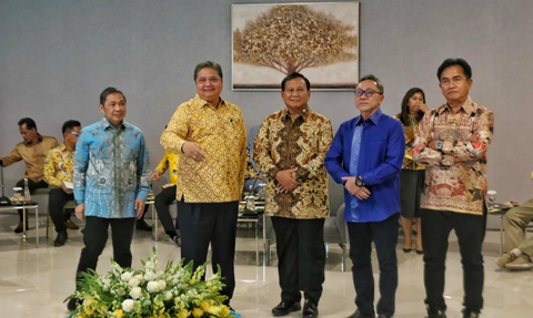 Parpol Koalisi Prabowo Kumpul di Hambalang, Sambut Bergabungnya Demokrat