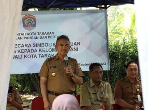 Wali Kota Tarakan Berikan Bantuan untuk Kelompok Tani