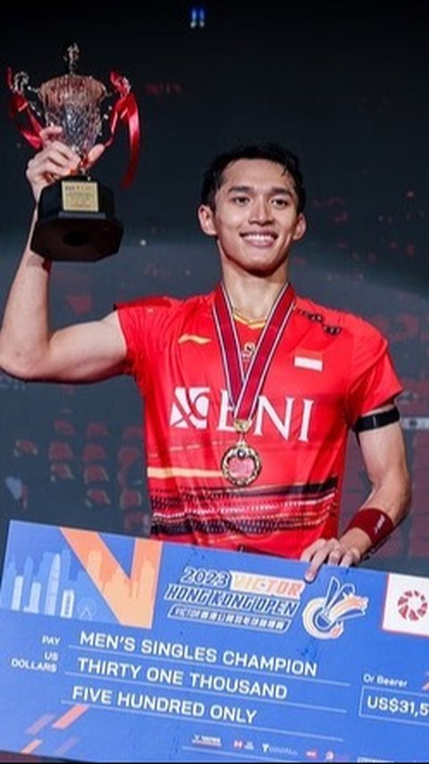 Deretan Prestasi Jonatan Christie, Terbaru Juara di Hong Kong Open 2023