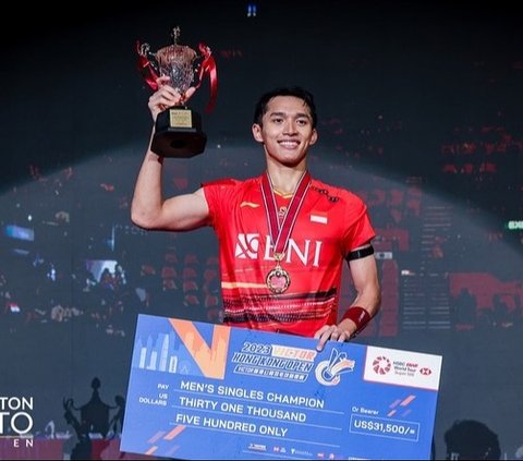 Deretan Prestasi Jonatan Christie, Terbaru Juara di Hong Kong Open 2023