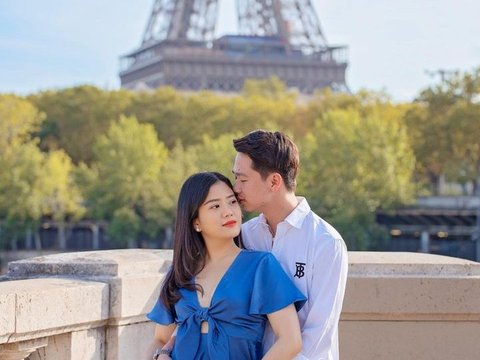 Potret Valencia Tanoe & Kevin Sanjaya di Paris, Foto di Tempat yang Sama saat Masih Tunangan Kini Sudah Menikah dan Akan Menjadi Orang Tua