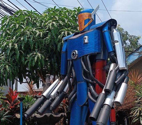 210 Knalpot Brong Sitaan Polisi di Malang Disulap Jadi Optimus Prime