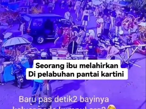 Viral Seorang Ibu Melahirkan di Pelabuhan Jepara, Cuma Dibantu Suami