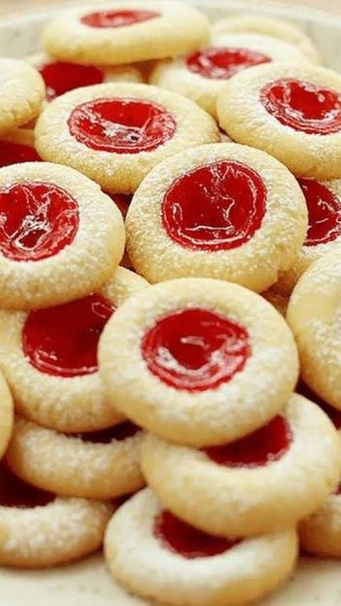 Resep Thumbprint Strawberry, Cookies Gurih nan Manis Cocok Untuk Bekal Si Kecil