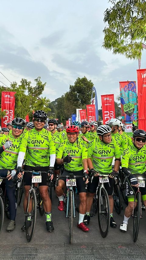 Momen Pensiunan Jenderal 'Gajah' Ikut Gowes Sepeda Skala Internasional, Jarak yang Ditempuh Tak Kaleng-kaleng