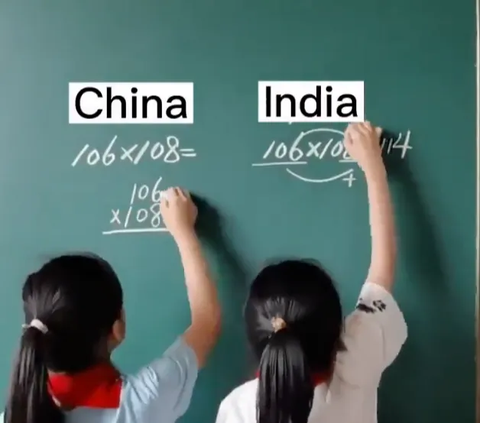 Begini Cara Menghitung Anak Sekolah di China Vs India, Pentingkan Kecepatan atau Hasil?