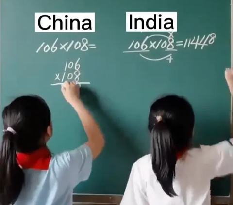 Begini Cara Menghitung Anak Sekolah di China Vs India, Pentingkan Kecepatan atau Hasil?