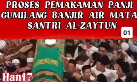 CEK FAKTA: Hoaks Video Proses Pemakaman Panji Gumilang Pemimpin Ponpes Al-Zaytun