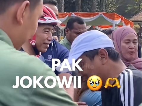 Wanita Ini Mau Minta Foto Bareng Jokowi, Endingnya Tak Terduga