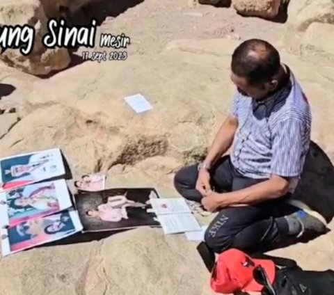 Kedua Kalinya, Ini Doa Khusus FX Rudy Buat Ganjar dari Puncak Gunung Sinai Mesir