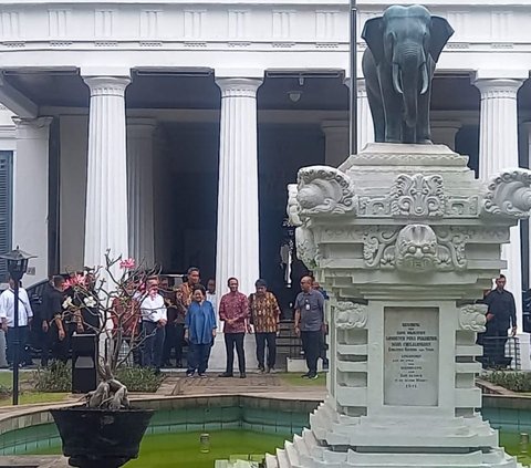 Ekspresi Megawati Berkeliling Museum Nasional Cek Kondisi Benda Sejarah Pascakebakaran